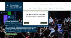 Desktop Screenshot of nadadventist.org