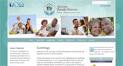 Desktop Screenshot of family.nadadventist.org